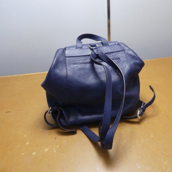 Michael Kors Navy Blue Backpack - Picture 3 of 7